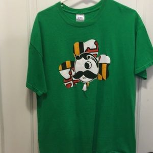 Men’s Natty Boh shamrock shirt